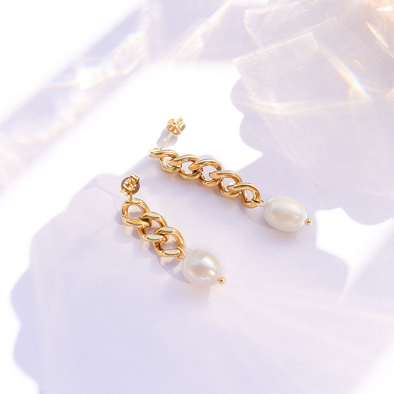 'Sunset Pearl' Ohrringe