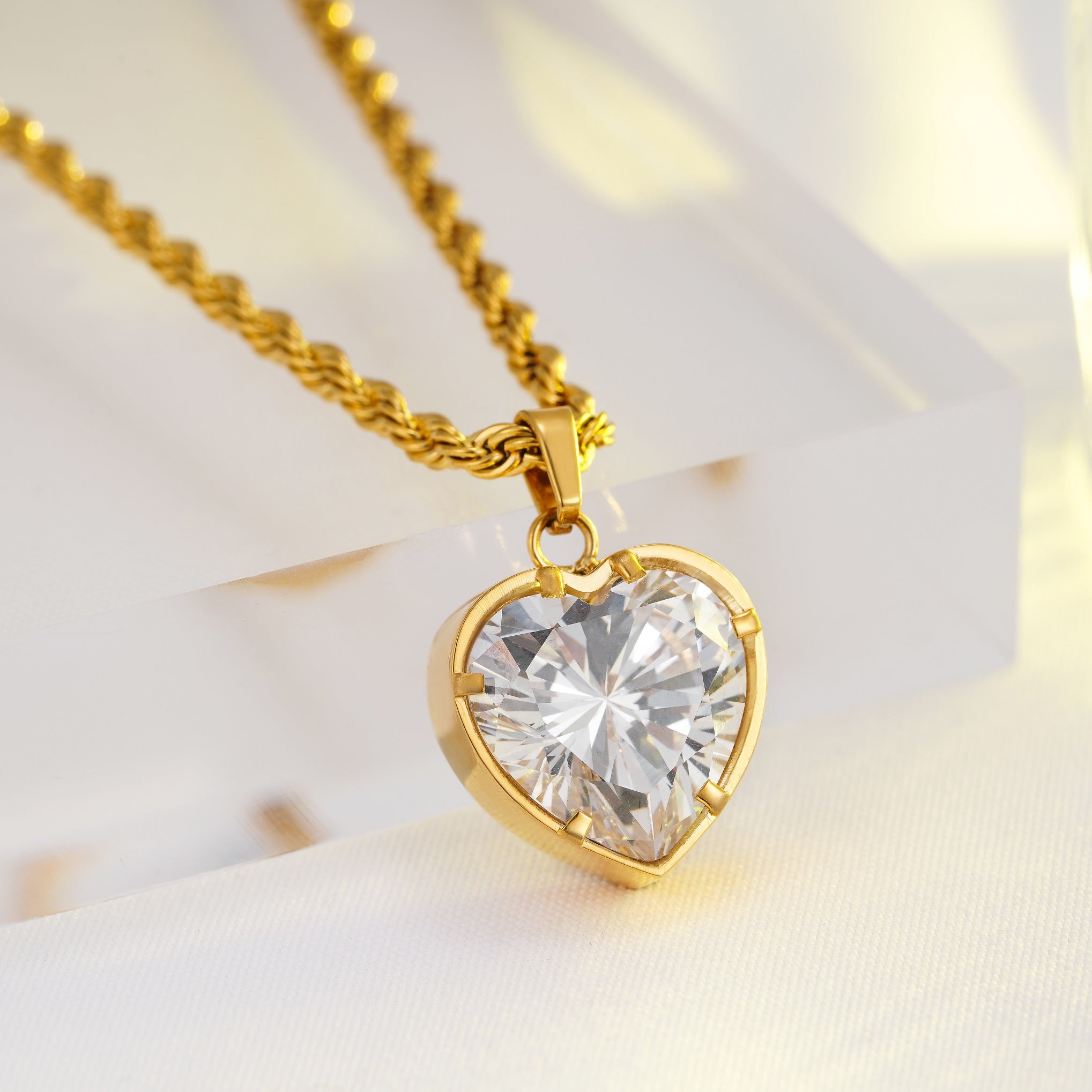 'Diamond Heart' Kette