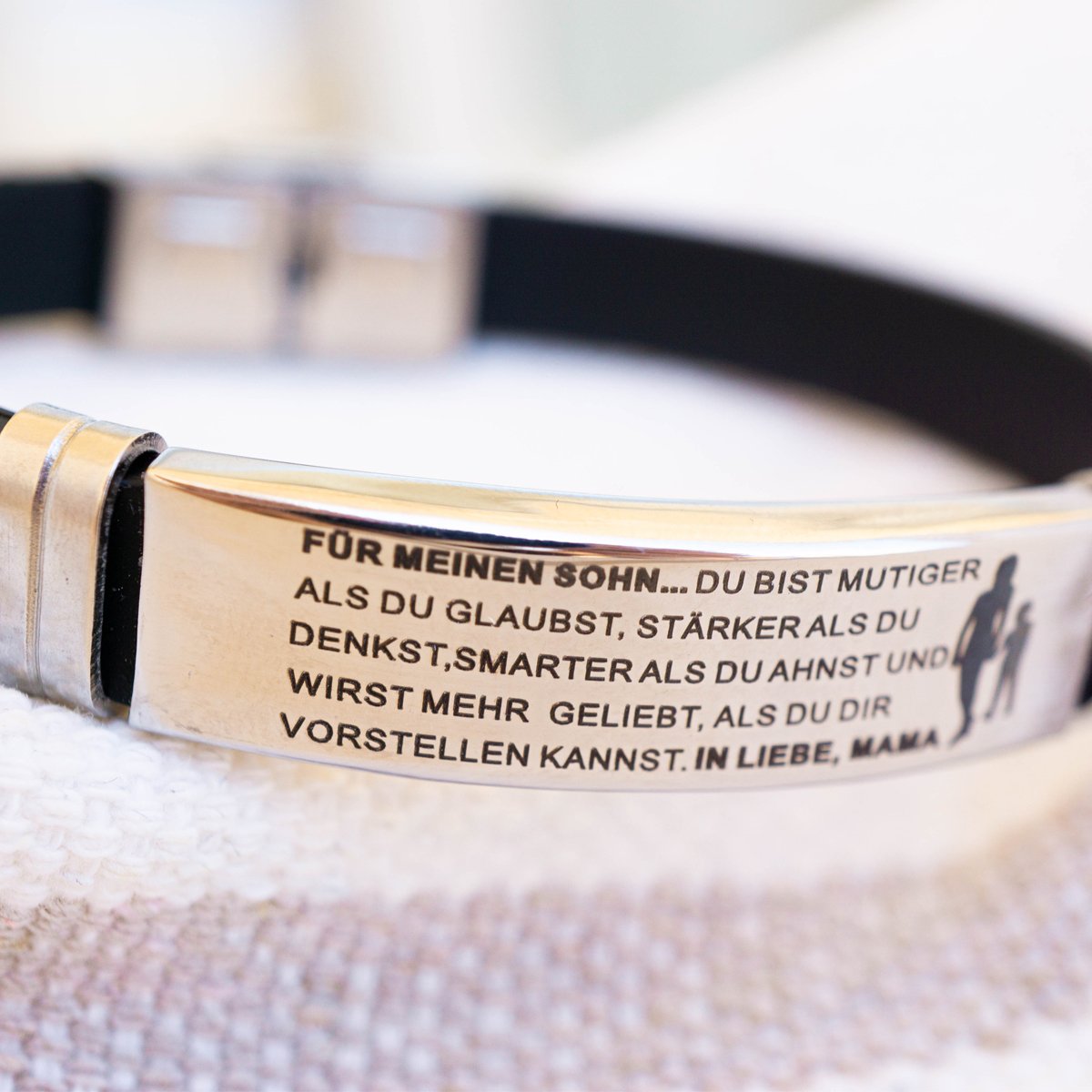'Du wirst geliebt' Armband
