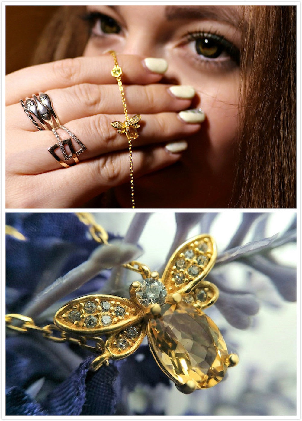'Bee Happy' Armband