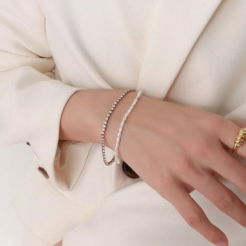 'Shiny Pearl' Armband