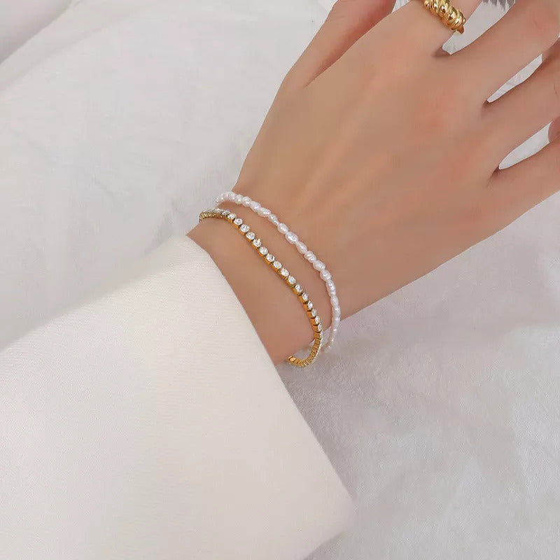 'Shiny Pearl' Armband