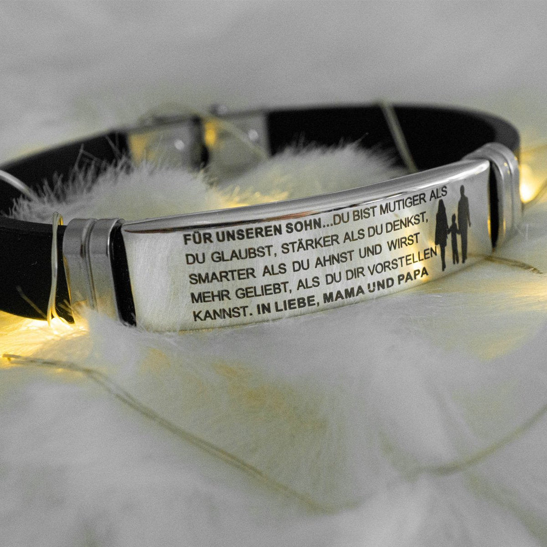 'Du wirst geliebt' Armband